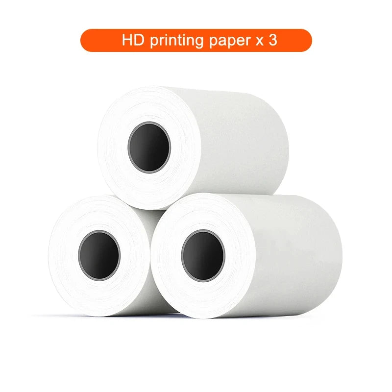57MM Rolls Mini Printer Thermal Paper Label Sticker Self-Adhesive Printing Paper for Mini Printer Kids Instant Print Camera