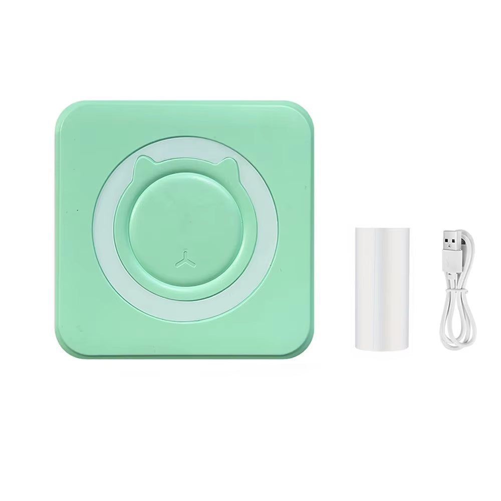 Mini Printer Compatible with IOS and Android, Wireless Mini Photo Printer Label Printer, Portable BT Mini Thermal Printer