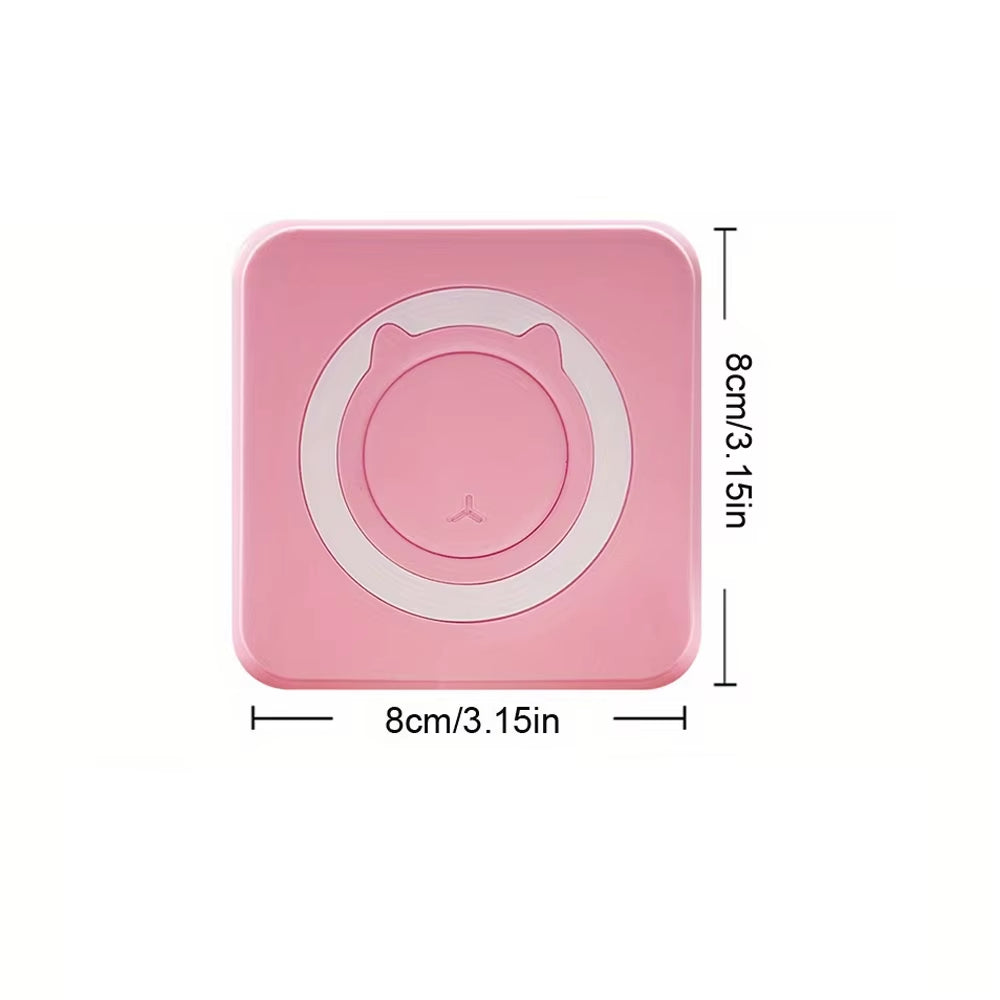 Mini Printer Compatible with IOS and Android, Wireless Mini Photo Printer Label Printer, Portable BT Mini Thermal Printer
