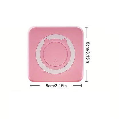 Mini Printer Compatible with IOS and Android, Wireless Mini Photo Printer Label Printer, Portable BT Mini Thermal Printer